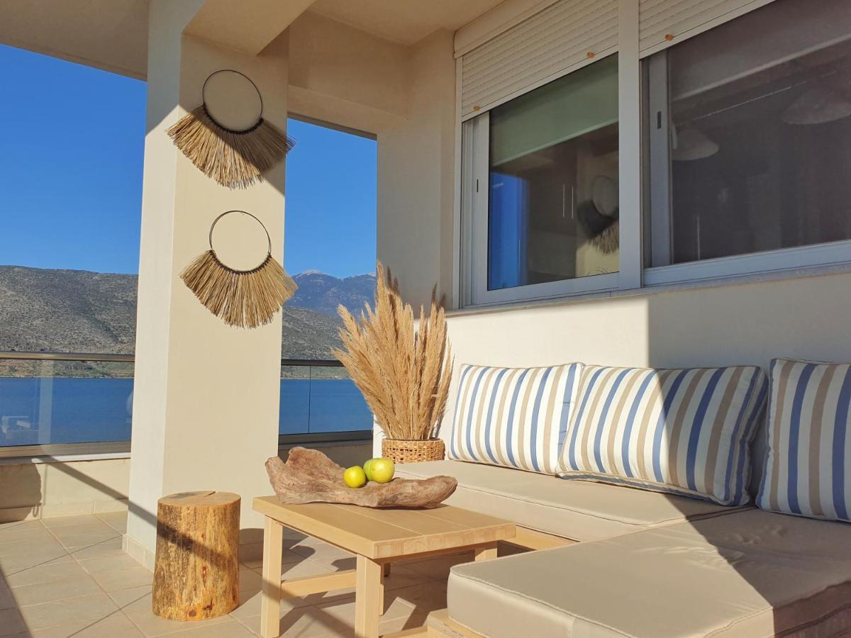 Boho Beach House In Itea-Delphi Exterior foto