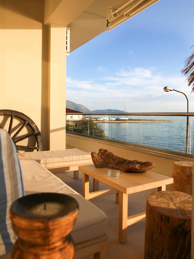 Boho Beach House In Itea-Delphi Exterior foto